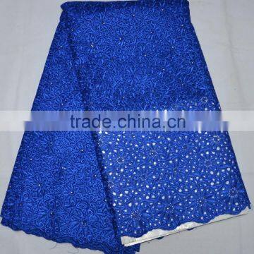 african wedding cloth dry lace/cotton fabric/siwss voile lace man use L306-4