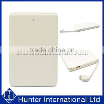 Printed Small Size 4000 mah Slim Power Bank