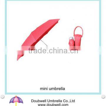 excellent quality 5 folding umbrellas with case for girl