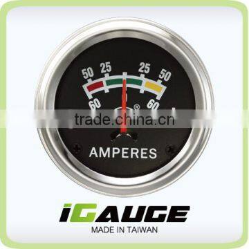 Reliable Auto Meter 52mm 90 degree scale Mechanical Ammeter Gauge