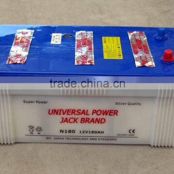 12v180ah dry charge Car Battery Manufacturer