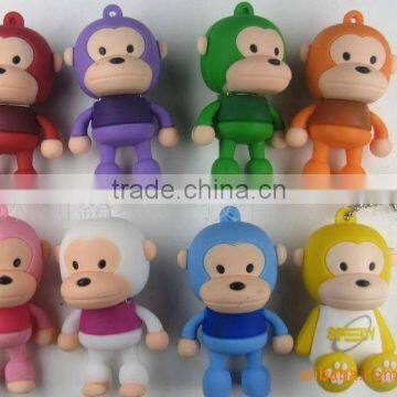 PVC Monkey USB for Computers Pendrive 8GB Cartoon USB flash drives