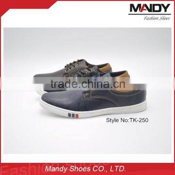 Wholesale Factory Cheap Price Comfortable Durable Casual Pu Men Shoes