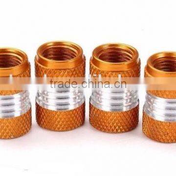 Car Wheel Tire Tyre Dust Air Valve Stem Cap Cover Yellow