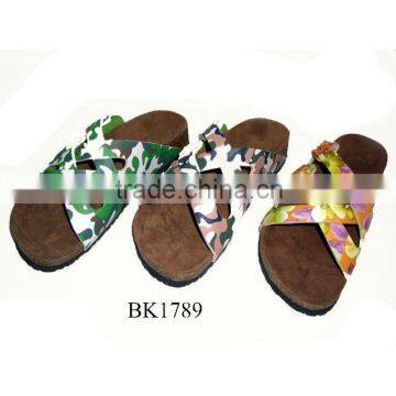 Ladies' Cork Sole Slipper / Cork Slipper / Slipper