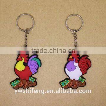 Best selling popular design 3D pvc rubber keychain