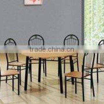 M-925 (1 + 6) metal dining set