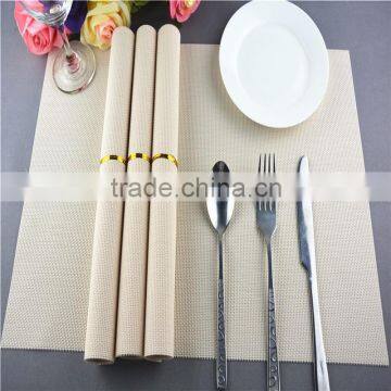 Table decoration PVC solid color leige place 45*30cm