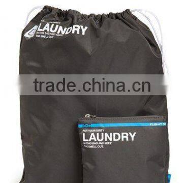 drawstring laundry bag travel pouches shoes bag in different size with factory price