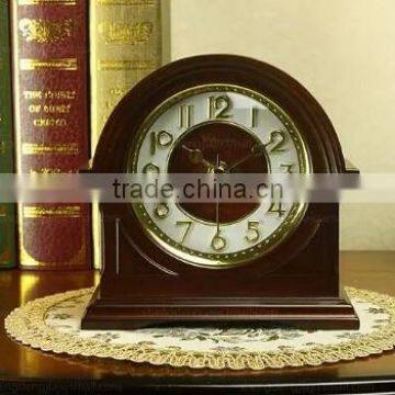 small Europe Wooden Clock,talking alarm clock,Antique Table Clock