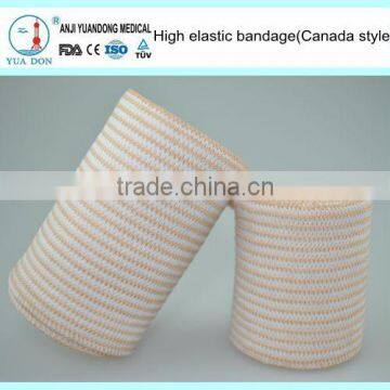 YD60572 Latex elastic bandage(Canada style) FDA & CE & ISO