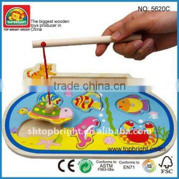 fishing toys in wood conform to EN71 ASTM