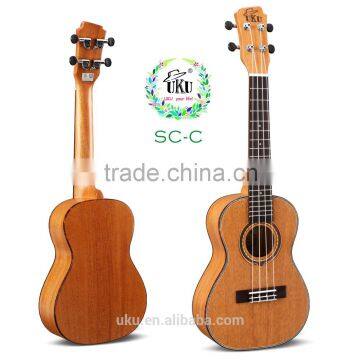 buy cheap plywood kindergarten Musical instruments from China size 23" concert ukulele for kids