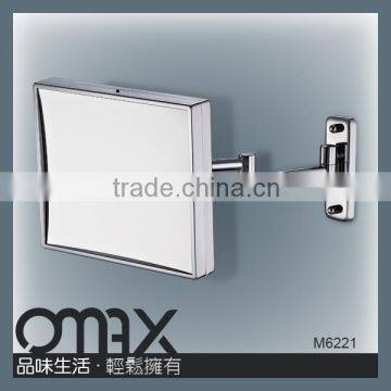 New Design Brass Rectangular Makeup Wallmounted Square Mirror