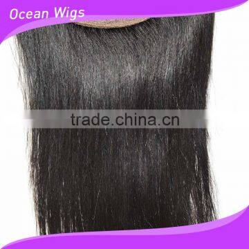 Cheap Full Silk Lace Human Hair Front Closure photo-4