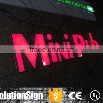 customized waterproof led  sign up