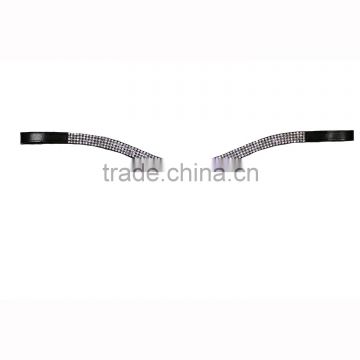 Browband curve shape Diamond (a-403)4 row white(GNG)