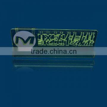 Acrylic Ice Sculpture With LED Lights, LED Edge Sign, for Ceremony photo-3