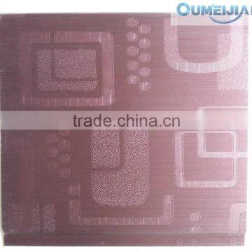 OUMEIJIA Latest Fashion household appliances of PVC Vintage laminated wall groove panels for interior decoration