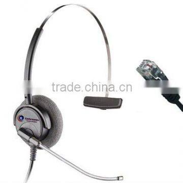 Lightweight enhanced voice tube call center headset