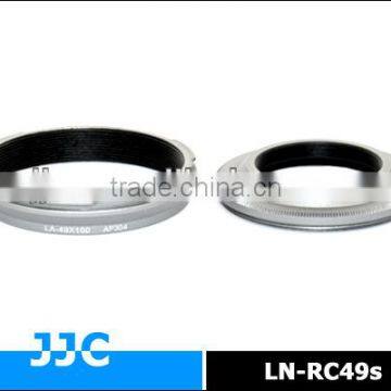 JJC LN-RC49s Metal lens hood for FUJI LH-X100, with a 49mm Filter adapter for FUJIFILM FINEPIX X100 and X100S