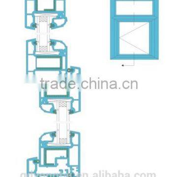 pvc window profile pvc profile window price 60 series swing