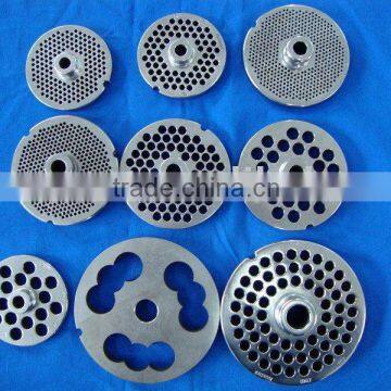 special slotted hole plates | special meat grinder parts