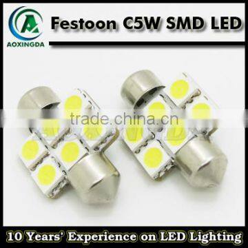 5050 festoon 31mm 6SMD LED dome light