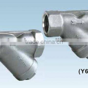 PN40 CF8M/CF8 Y-Strainer Y601 Investment Casting