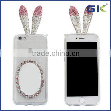 [GGIT] With Plaster Rabbit Ears TPU Phone Case For IPhone 6 Cover