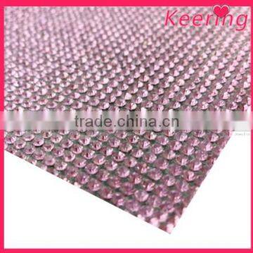 fashion square glass stone rhinestone mesh WRT-012