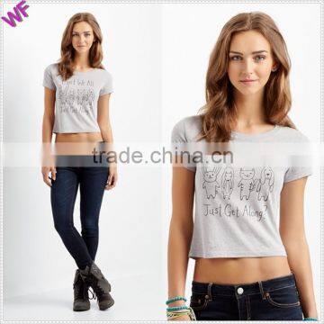 China Custom Stick Figure Printing t-shirt alibaba in russian