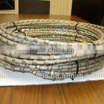 abrasive sintered diamond wire saw for marble granite cutting