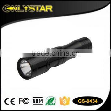 Onlystar GS-9434 selling aluminum 1w high power AA battery high lumen flashlight