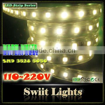 Factory Direct Sale High Lumen Waterproof 220V/110V RGBW LED Strip