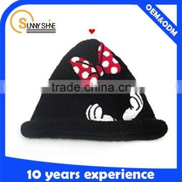 Winter knitted wool hat knitted kids wool hats baby hats wholesale