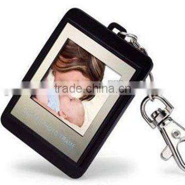 keychain digital photo frame/portable mini square photo frame