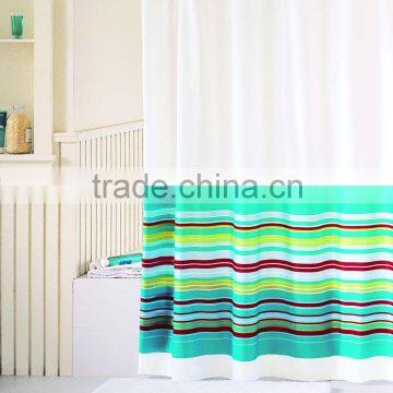 China wholesaler hotel Polyester Textile curtain shower