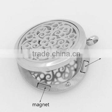 Beautiful Flower Locket,solid Perfume Locket,essential Oil Diffuser Locket photo-5