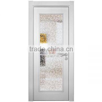 2014 New Design White Melamine Frosted Glass Kitchen Cabinet Door
