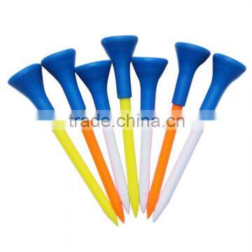 Hot Sale Plastic Golf Tee with Rubber Top