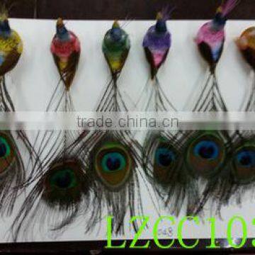 Fancy artificial feather birds LZCC1037