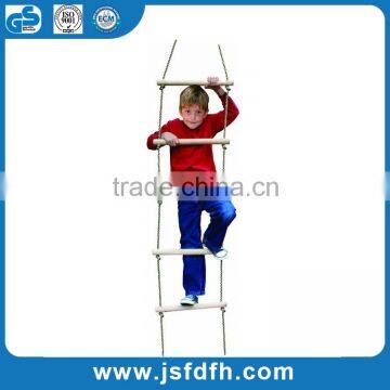 WOODEN 5-RUNGS ROPE LADDER-Outdoor and Indoor Playground Set Accessories For Kids Quality Choice