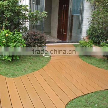 Green Building Materials Durable Colorful Outdoor Wpc Decking
