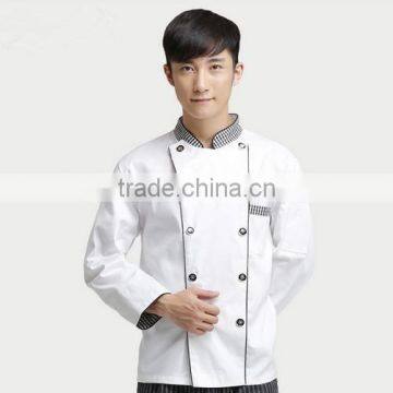 2015 new style Europe classic restaurant chef's uniform for waiter and waitress