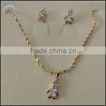 colorful zircon necklace pendant