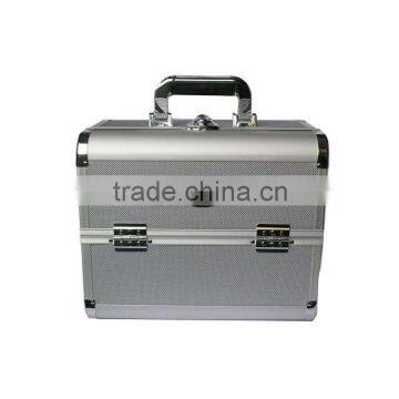 Cosmetic Case with silver aluminum frame D2629