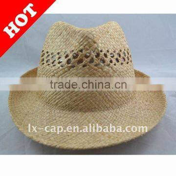 folding straw hat