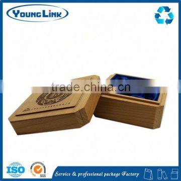 silk printing logo wood tea box