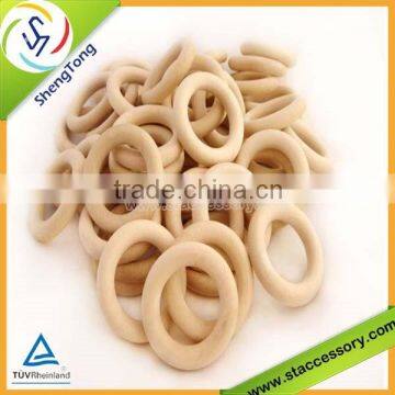 wooden teething ring unfinished wooden ring                        
                                                Quality Choice